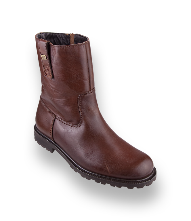 Stiefel  in braun von Galizio Torresi, Lammfellgef�ttert mit Rei�verschlu�