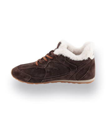 3P Sneaker "Blast" in braun mit Wollfutter