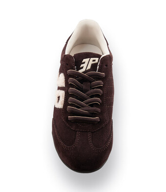 3P Sneaker "Tor" in Dunkelbraun
