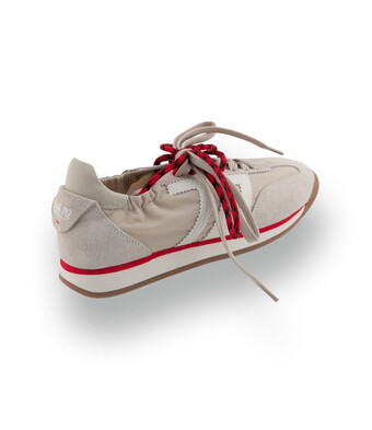 Back70 Rocket - Beige mit roten Highlights &amp; Doppel-Schn&uuml;rung