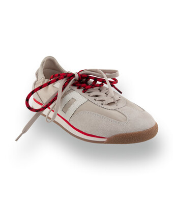 Back70 Rocket - Beige mit roten Highlights &amp; Doppel-Schn&uuml;rung