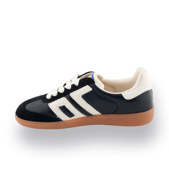 Back70 Cloud - blau velours mit Glattleder