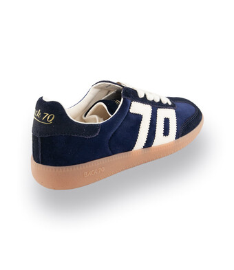 Back70 Cloud - blau velours mit Samt