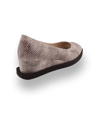 Brunate Peeptoe - Italienische Eleganz in Schlangenoptik