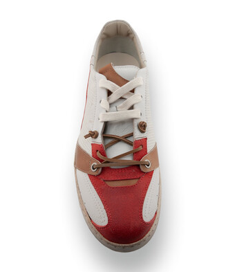 Kamo Gutsu Giro 003 - Sportive Frische in Wei&szlig;, Rot &amp; Braun