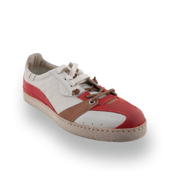 Kamo Gutsu Giro 003 - Sportive Frische in Wei&szlig;, Rot &amp; Braun