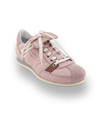 Kamo Gutsu Tifo 015 - Femininer Retro-Charme in Rosa &amp; Braun