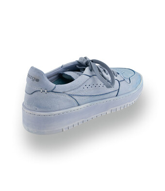 Lemargo Sneaker - Handgefertigter Luxus aus jeansblauem Hirschleder