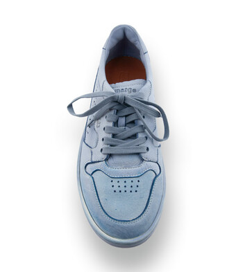 Lemargo Sneaker - Handgefertigter Luxus aus jeansblauem Hirschleder