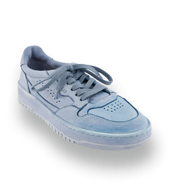 Lemargo Sneaker - Handgefertigter Luxus aus jeansblauem Hirschleder