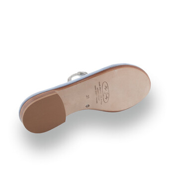 Viamercant - Edle Schmuck-Pantolette mit Strass