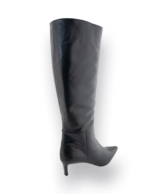 Zinda Langschaftstiefel in schwarz Glattleder