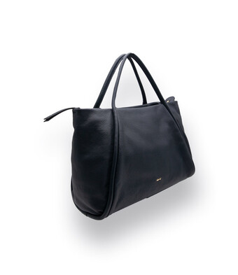 Handtasche von Abro in dunkelblau Glattleder