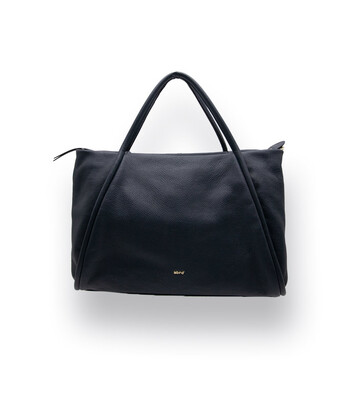 Handtasche von Abro in dunkelblau Glattleder