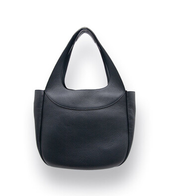 Handtasche von Abro in dunkelblau Glattleder