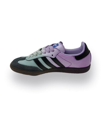ADIDAS-&nbsp; Individueller Sneaker Samba gr&uuml;n - flieder&nbsp;