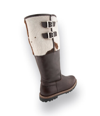 Ammann Stiefel in braun Lammfellgef&uuml;ttert, Modell WEngen