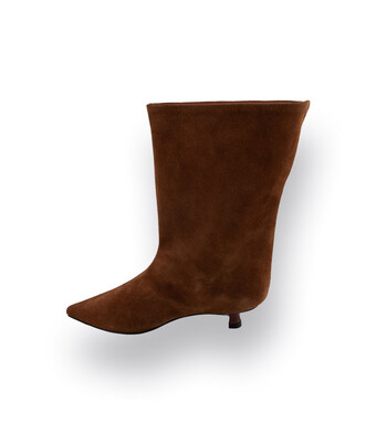 Angel Alarcon Stiefel Braun velours, Kittenheels