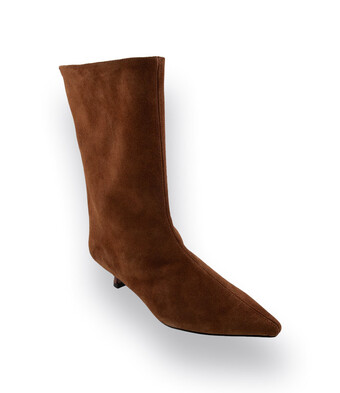 Angel Alarcon Stiefel Braun velours, Kittenheels