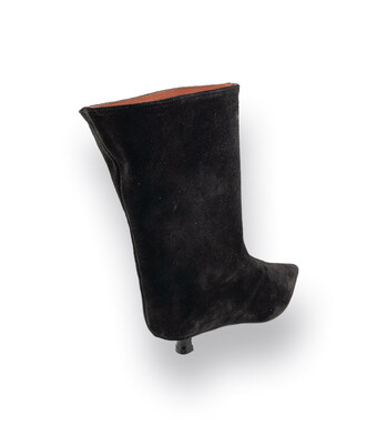 Angel Alarcon Stiefel schwarz velours, Kittenheels
