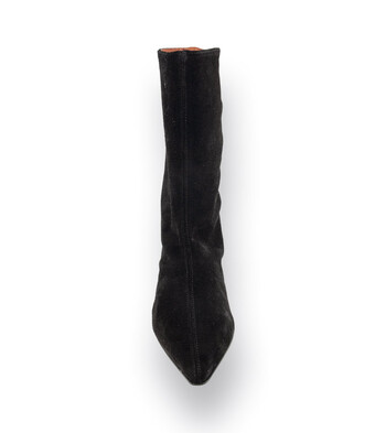 Angel Alarcon Stiefel schwarz velours, Kittenheels