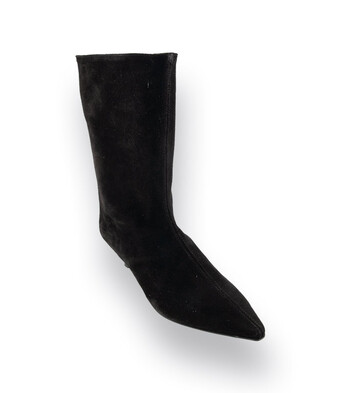 Angel Alarcon Stiefel schwarz velours, Kittenheels