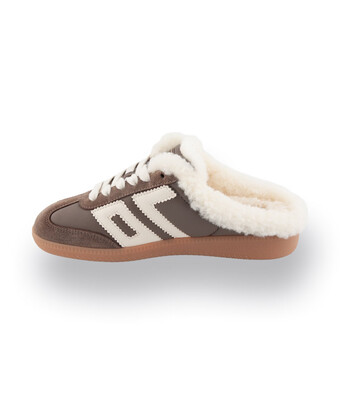 Back70 MULE - taupefarben mit Wollfutter 