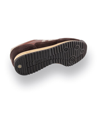 Back70 Jogger dunkelbraun mit cognacbraun und beige