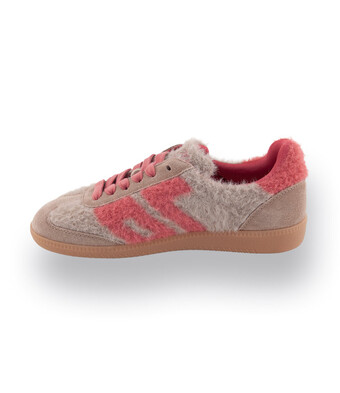 Back70 Mohair - beige mit rosa
