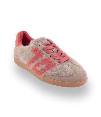 Back70 Mohair - beige mit rosa