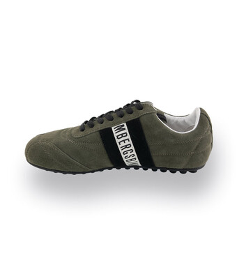 Bikkembergs - Kultiger Herren Sneaker in grünen velours
