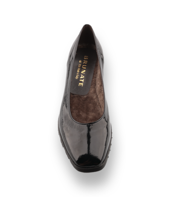 Brunate Lackpumps
