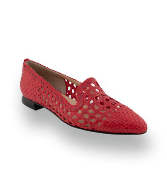 Brunate Loafer in Rot &ndash; Exquisite Flechtkunst