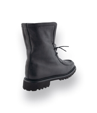 Brunate Schnürstiefelette in Schwarz 