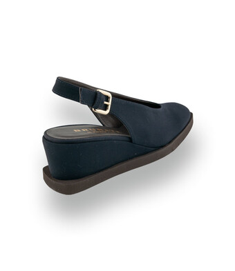 Brunate Slingpumps in Dunkelblau &ndash; Fashion Neopren