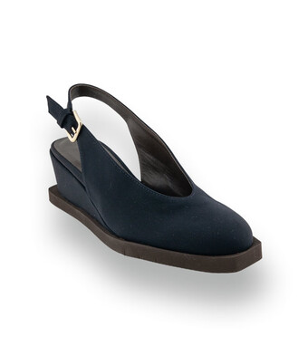 Brunate Slingpumps in Dunkelblau &ndash; Fashion Neopren