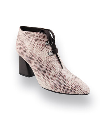 AnkleBoots von Brunate in beige braun Eidechsenprägung