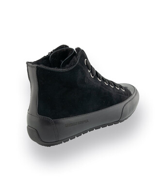 CANDICE Cooper Highsneaker in schwarz mit Lammfellfutter, Modell Plus Fur