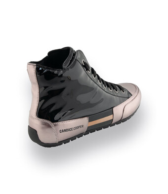 CANDICE Cooper Plus Patch Highsneaker in schwarz Lack