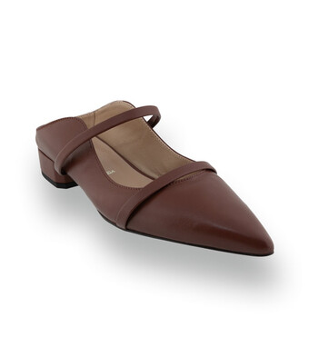 Carraro Mule in Cognacbraun&nbsp;in weichem Nappaleder