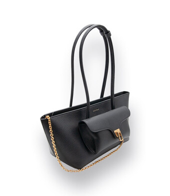 Tasche von Coccinelle in&nbsp; schwarz mit Au&szlig;entasche