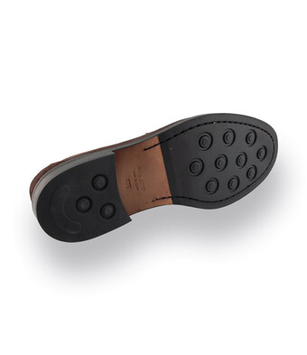 Flecs Collegeslipper in braun velours