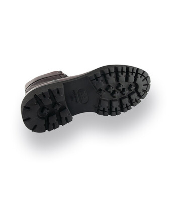 Flecs Schnürstiefelette in braun Glattleder