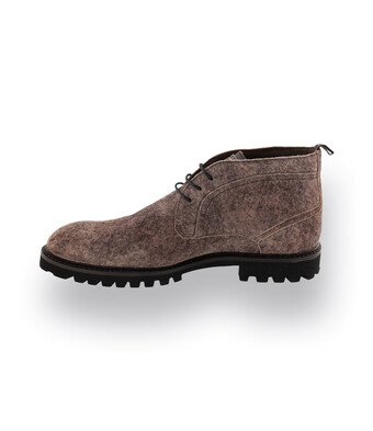 Floris van Bommel De Floter Desertboots in taupe braun 