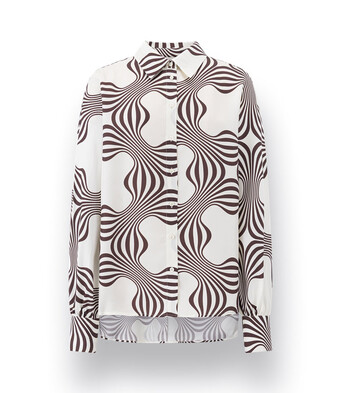 Bluse von Herzens Mit Grafischen Muster