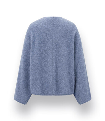 <ul>
<li>
Strickhülle - Cardigan Modell Lena von Herzens in hellblau 