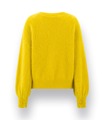 Pullover in gelb Modell Lina von Herzens Kaschmir