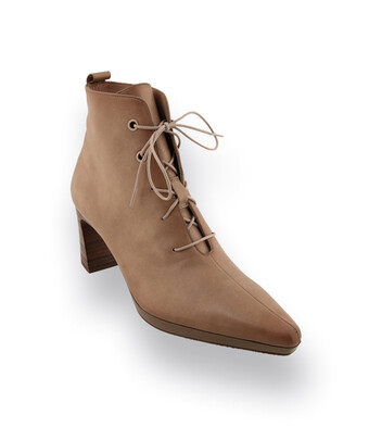 Hispanitas Stiefelette in beige-grünlich mit Schnürung