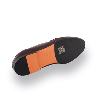 Loafer von Kroll in Bordeaux Lackleder