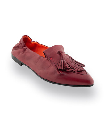 Kroll Loafer - Bordeauxfarbenes Nappa in feinster Sacchetto-Machart